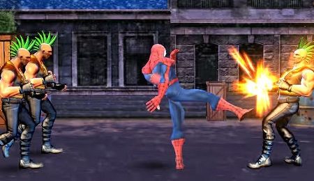 Spider Hero Street Fight